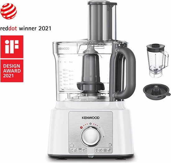 Kenwood MultiPro Express FDP65.450WH - Foodprocessor - Wit